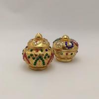 ราคา กล่องไม้ เก็บของ ใส่พระธาตุ เดินเส้น ปิดทอง ตลับไม้ล้านนา 3 นิ้ว (23438364897)