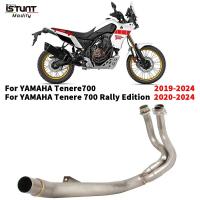 ราคา For YAMAHA Tenere 700 Rally Edition Tenere700 2019 - 2024 Motorcycle Exhaust Escape Front Link Pipe (55152243561)