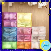 ราคา รองเท้า COLORFUL TRANSPARKENT BOX SHOE BOX 1109 (29456529643)