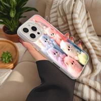 ราคา เหมาะกับ iPhone ทุกรุ่น 7-17 Pro/Pro Max/X/XS/XR/SE ใช้ร่วมกันได้หมด เคสใส่กันกระแทก Happy Stitch ขอบสีทอง หรูเกินราคา (43720644239)