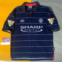 ราคา ขายเสื้อแท้ 100% มือสอง แมนยู Manchester United away 99/00 แมนยูผ้าขนหนู (29108169883)