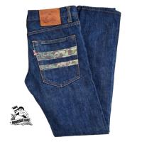 ราคา MOMOTARO X HINOYA CAMO กางเกงยีนส์มือสอง เอว 29 (24332993505)