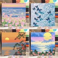 ราคา (พร้อมส่ง)ครอสติสคริสตัล diamond painting เม็ดคริสตัลติดรูปพร้อมอุปกรณ์ ครอสคริสตัล ภาพวาดปักเพชร งานฝีมือฝึกสมาธิ (28884710904)