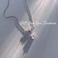 ราคา สร้อยคอจี้รูปหยดน้ำ พร้อมกล่อง (16098575709)