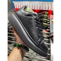 ราคา Alexander McQueen รองเท้าสีขาวขนาดเล็ก cowhide สบายลื่นสวมใส่รองเท้าผ้าใบลําลอง ydxz (47300909904)