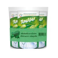 ราคา ไลปอนเอฟ น้ำยาล้างจาน สูตรอนามัย กลิ่นชามะนาว 500 มล. แพค3ถุง *เขียว (47602333760)