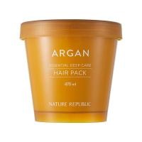 ราคา [NATURE Republic] Argan Essential Deep Care Hair Pack, 470ml (25093968407)