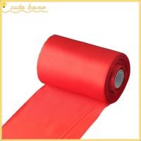ราคา บาโน ริบบิ้นซาติน 4 นิ้วขนาดใหญ่ซาตินแผ่นริบบิ้นสีแดงผ้าซาติน (57301354051)