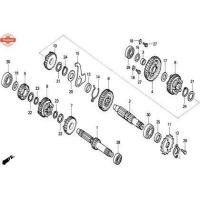 ราคา ลูกปืนในเครื่องราวเกียร์ราวครัชเวฟ125S/R/ังลม/เวฟ100/เวฟ125iปลาวาฬแท้ศูนย์ (42663772877)