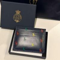ราคา กระเป๋าใส่บัตร Polo Ralph Lauren Leather Card holder (18689223254)