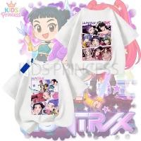 ราคา COD (จัดส่งตลอด 24 ชั่วโมง) Kpop Demon Hunters ผ้าฝ้าย 100% เสื้อเชิ้ต 90-150CM N347 (43115700133)