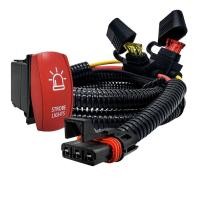 ราคา Power Bus Bar Plug ชุดสายไฟเปิด/ปิด Rocker Switch สําหรับ Strobe Lights ใช้งานร่วมกับ Polaris Pulse Power Busbar RZR Pro Ranger Crew XP 2018-2023 (56301125828)
