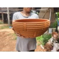 ราคา อ่างดินเผา กว้าง12 นิ้วอ่างบัวดินเผาอ่างเลี้ยงปลาดินเผาและ มีแบบเจาะรูสำหรับปลูกต้นไม้ได้ (40367666714)