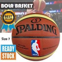 ราคา ลูกบาสเก็ตบอล Spalding NBA ลูกบาสเก็ตบอลขนาด 7 ในร่มกลางแจ้ง (22925081734)