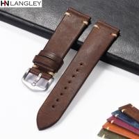 ราคา สายนาฬิกาข้อมือหนัง 18 มม. 20 มม. 21 มม. 22 มม. 23 มม. 24 มม. สไตล์วินเทจ สําหรับ Panerai Huawei (22469112410)