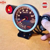 ราคา วัดรอใหญ่ 80 มม. STS26A เกย์วัดรอ เกจวัดรอ 9000-11000 RPM ใส่ได้ทั้งดีเซลและเนซิน (42969418514)