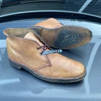 ราคา ส่งฟรี 7Us 25cm 40Eu รองเท้า Clarks Desert Boots หนังแท้ สีน้ำตาลแทน by Oldshoes (56053031522)