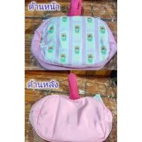ราคา PigRabbitShop กระเป๋า นุ่มนิ่ม ถุงผ้า Puffy cosmetic สีชมพู กระเป๋าหิ้ว (17794816951)