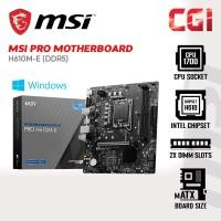 ราคา MSI Pro H610M-E DDR5 5600MHz Intel H610 LGA1700 mATX เมนบอร์ด (49353517654)