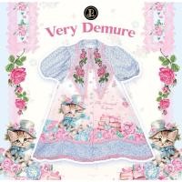 ราคา XL(ส่งต่อ) | BLT Brand มินิเดรส Very Demure ลายแมวปกแหลมปักกุหลาบ (57201051802)