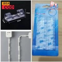 ราคา R18 Cable Clip organizer COTENTS 16/20pcs แท่งกาว 3M โปร่งใส (44364578102)