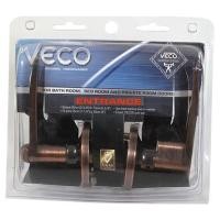 ราคา FREE HOME เขาควายทั่วไป VECO 6414-AC-ET สีทองแดงรมดำ มือบิดประตู กลอนประตู มือจับกลอนประตู (9168589457)