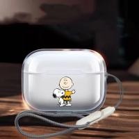 ราคา Snoopy และ Charlie AirPods Pro3 เคส Airpods 4/4(ANC) กันกระแทก Clear TPU การ์ตูนหูฟังเชือกแฟชั่นสําหรับ AirPods 4/4 (ANC) Pro2 3 Pro 2 1 (41164823152)