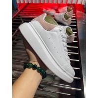 ราคา Alexander McQueen cowhide รองเท้าผ้าใบลําลองหัวกลมกันลื่นและทนต่อการสึกหรอ ydxz (40126167343)