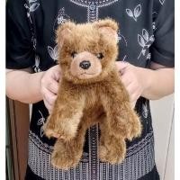 ราคา ตุ๊กตาหมีทีวายวินเทจ เท้า ก้นถ่วง Vintage 1997 ty Classic Forest The Brown Bear Baby ขนาดตัวยาว 12 นิ้ว ป้าย ty (15889490463)