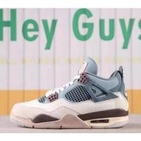 ราคา Nike Air Jordan 4 SE Craft รองเท้าบาสเก็ตบอลย้อนยุคกันลื่นกันลื่นสีเทาสีน้ำตาลสีเขียว unisex (22167245637)