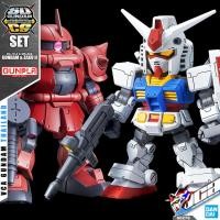 ราคา BANDAI GUNPLA SD CROSS SILHOUETTE SDCS RX-78-2 GUNDAM MS-06S ZAKU II โมเดล กันดั้ม กันพลา VCA GUNDAM (3541884286)