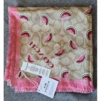 ราคา ผ้าคลุมไหล่ Silk100% ยี่ห้อ Coach (สินค้าแท้ นำเข้า USA ) (10864160700)