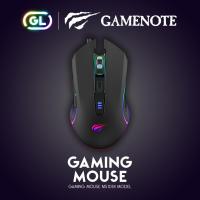 ราคา Gamenote Gaming mouse รุ่น MS1018 เม้าส์เกมมิ่ง สำหรับเล่นเกมส์ มีไฟ RGB (4345213691)