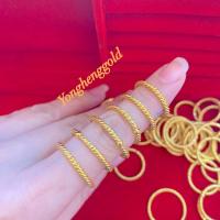 ราคา แหวนทองครึ่งสลึง Yonghenggold แหวนเกลียว ทองคำแท้96.5% (25708746707)