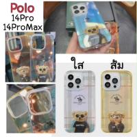 ราคา เคสใสโฮโลแกรม Santa Barbara Polo & Racquet Club ลาย หมี Hologram Case iPhone 14 / 14 Pro / 14 Plus / 14 Pro Max (22630811361)