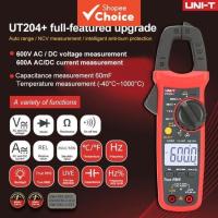 ราคา Uni-t UT201+ UT202+ UT202A+ UT203+ UT204+ 400-600A Digital Clamp Meter Voltage Current Meter รุ่น Hot Sale (27669521860)