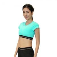 ราคา Grand Sport สปอร์ตบราแขนสั้น แกรนด์สปอร์ต (สีเขียว) รหัส : 028382 (2361595206)
