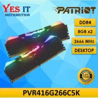 ราคา Patriot Viper RGB 16GB (8GBx2) DDR4 2666 CL15 PC DESKTOP RAM BLACK HEATSINK ( PVR416G266C5K ) (53802793736)