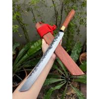 ราคา มีดทันโทะ Tanto ดาบสั้น มีดญี่ปุ่น Japanese knife ดาบศอก มีดเดินป่า ใบ 13” เหล็กตะไบ ตีร้อน คอทองเหลือง ด้ามฝักไม้ประดู่ (28200956720)