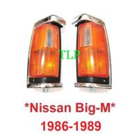 ราคา เสื้อไฟมุม เสื้อไฟเลี้ยว นิสสัน บิ๊กเอ็ม TD25 1986-1989 ฝาส้ม ขอบชุบ Nissan Navara D21 BIG-M ไม่รวมขั้วและหลอดไฟ ไฟมุม (9582411505)
