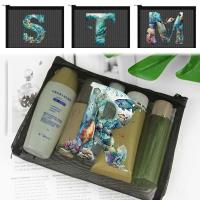 ราคา กระเป๋าเครื่องสำอางค์ตาข่าย ทางเก็บของ กระเป๋าเครื่องสำอางค์ผู้หญิง กระเป๋าใส่เครื่องสำอางค์ ชุดการพิมพ์ กระเป๋าพกพา (27857132102)