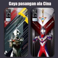 ราคา DJ-49 Ultraman Galaxy Casing GLASS soft frame สีดํา VIVO V21E Y52 Y53S V21 Y31 Y51 V20 V21S 2020 5G (51302528300)