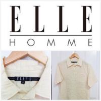 ราคา เสื้อเชิ้ตมือสอง ป้าย Elle Homme (183690164)