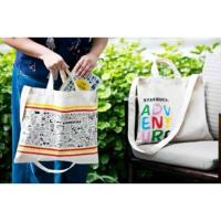 ราคา กระเป๋าผ้า Starbucks ครบรอบ 20ปี ใบใหญ่ สะพายได้ (1588766616)