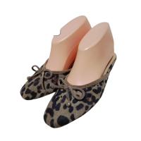 ราคา เบอร์ 36 ® รองเท้าแตะเปิดส้นลายเสือ ผ้ากำมะหยี่ (29361585574)