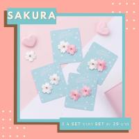 ราคา พร้อมส่ง!! ตัวรีดติดเสื้อ ลายดอกซากุระ (7500023132)