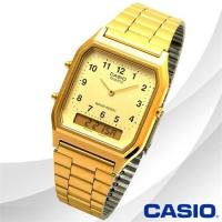 ราคา Casio นาฬิกาผู้หญิง สายสแตนเลส สีทอง รุ่น AQ-230GA-9BMQ,AQ-230GA-9B,AQ-230GA (57108836)
