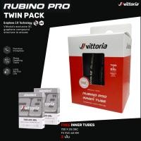 ราคา แพ็คสุดคุ้ม!! VITTORIA RUBINO PRO TWINPACK ยางจักรยานเสือหมอบ (ยางงัด แพ็คคู่ 2 เส้น พร้อมยางใน 2 เส้น) (24525915346)