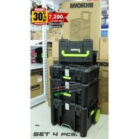 ราคา Worx (แบบชุด) กล่องเก็บเครื่องมือ รุ่น WA4232/ WA4233 / WA4234 / WA4235 (26937175798)