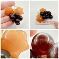 ราคา เข็มกลัดอำพันแท้ พวงองุ่น (26402897775)